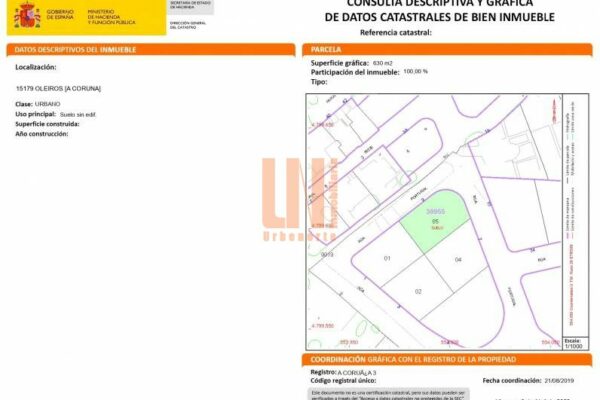 Suelo urbanizable en Oleiros (A Coruña)